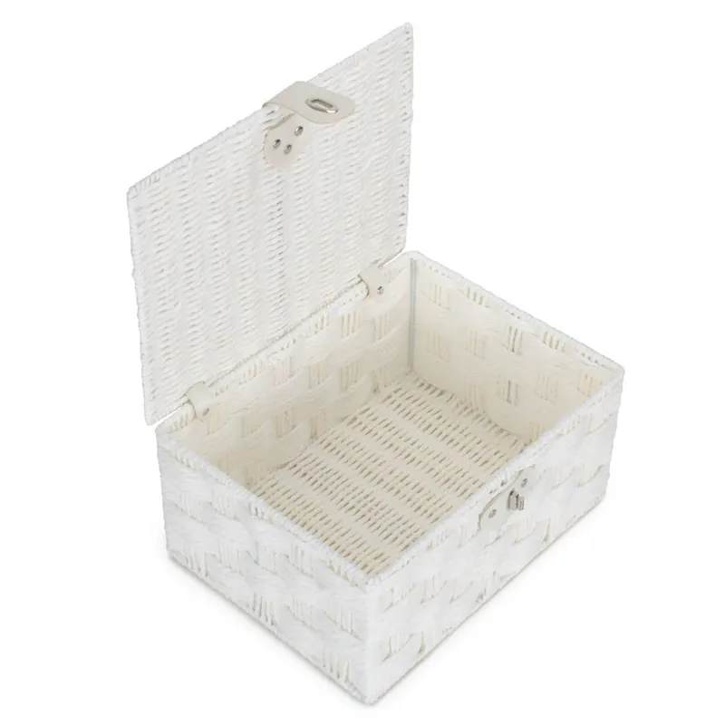 Twisted Paper Rope Picnic Basket - Red Hamper