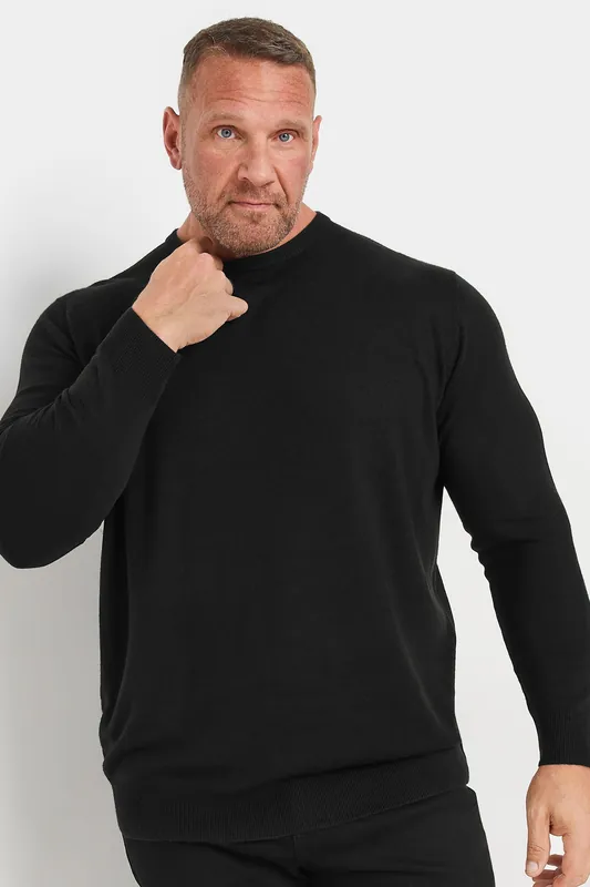 Crew Neck Knitted Jumper - BadRhino
