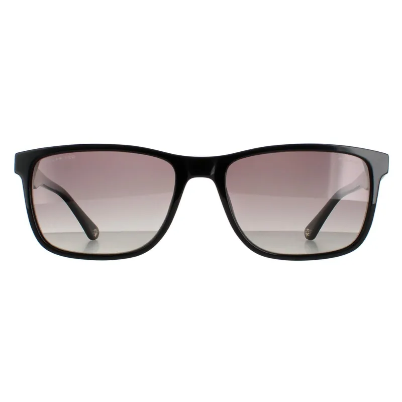 Rectangle Shiny Black Smoke Gradient Polarised SPLB40N Arcade2 - Police
