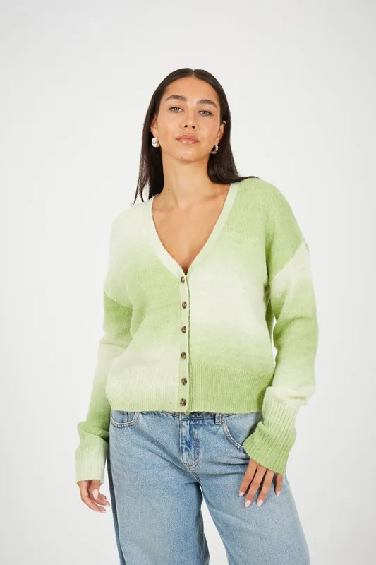 Button Through Space Dye Cardigan - Brave Soul