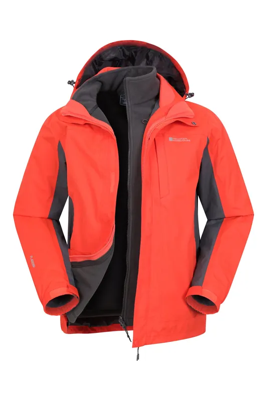 Thunderstorm 3 in 1 Jacket Breathable Warm Winter Coat - Mountain Warehouse