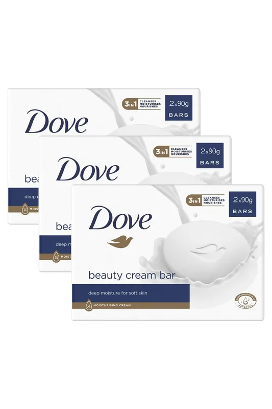 Original Beauty 'Cream Bar' Deep Moisture Smooth Skin 2x90g, 3pk - Dove