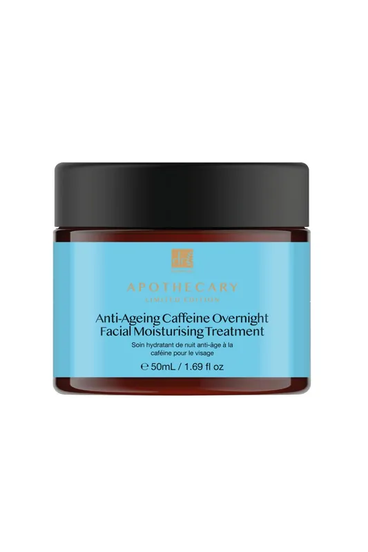 Anti-Ageing Caffeine Overnight Facial Moisturising Treatment 50ml x 2 Duo Set