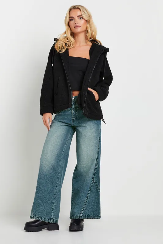 Petite Wide Leg Jeans - PixieGirl