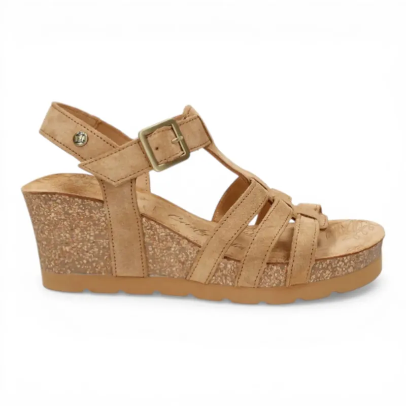 Vero B1 Wedge Heel Suede Leather Sandals - TruClothing
