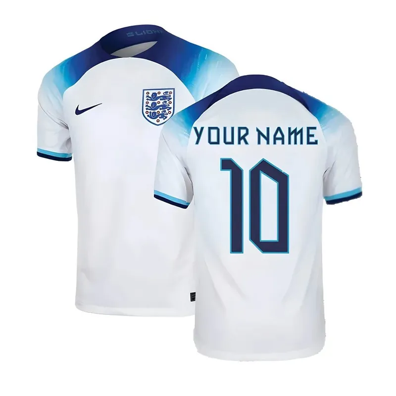 Mens 2022 2023 Home Shirt Your Name - England
