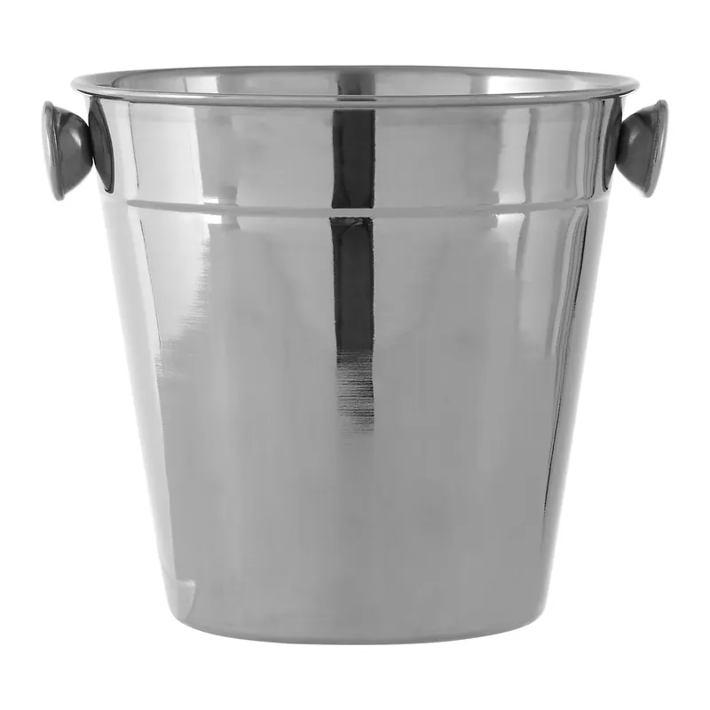 Stainless Steel Ice Bucket With Shiny Finish, Sleek And Durable Bucket For Chilling Wine Or Champagne, - Orsina