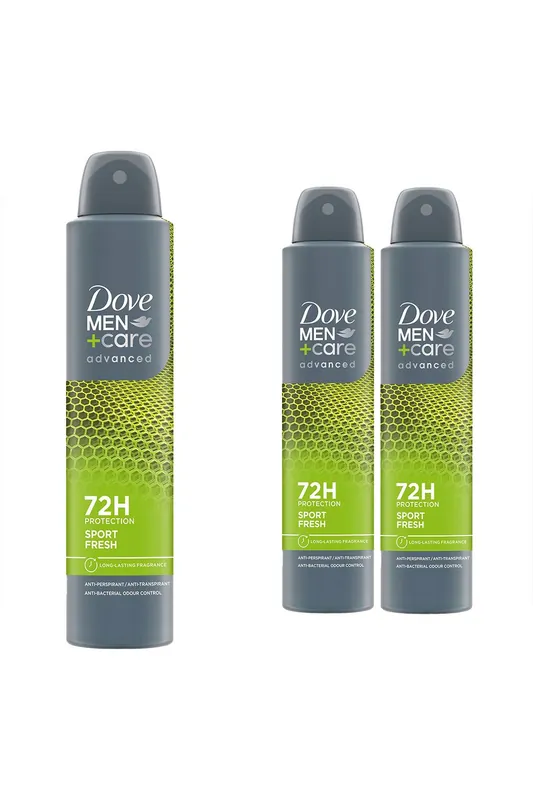 3x 'Anti-Perspirant' Men+Care Sport Fresh Deo, 200ml