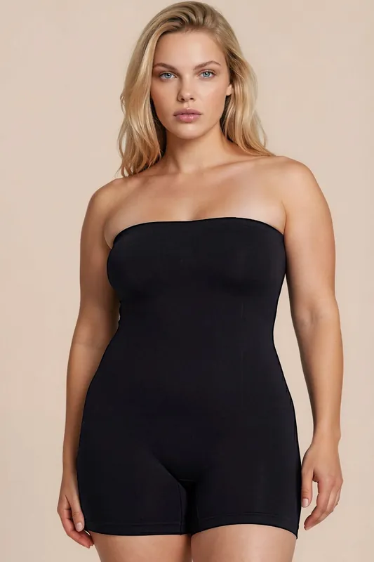 Premium Seamless Strapless Shaping Bodysuit Shapewear - Hiccup