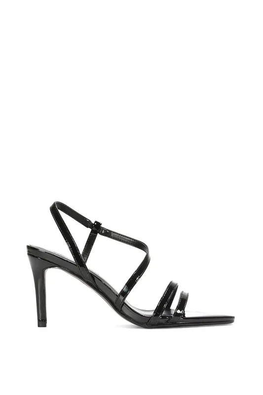 Theodora' Strappy Stiletto Heel Sandals With Pointed Toe - XY London