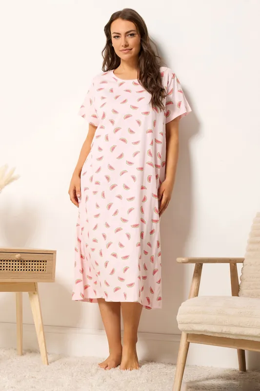 Watermelon Print Nightdress - Yours