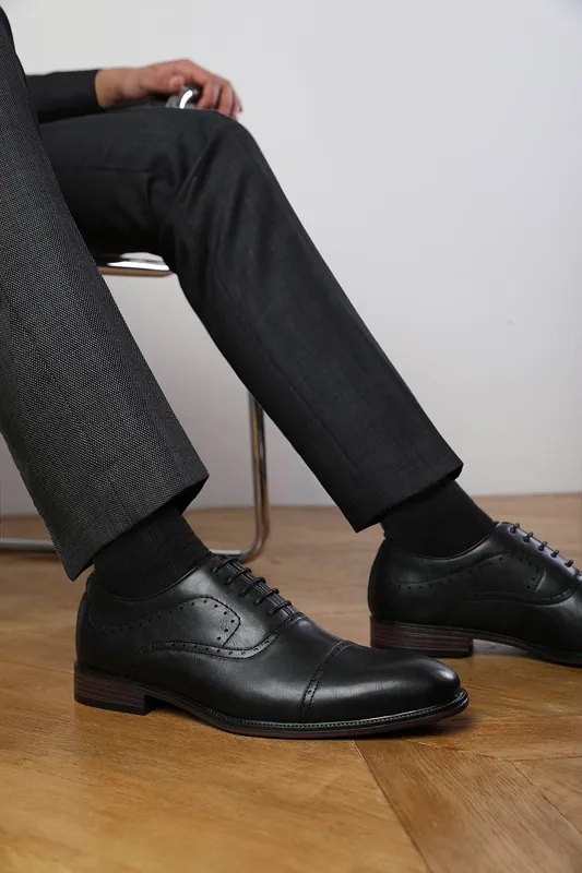 Adam' Textured Oxford Lace Up Work Dress Shoes - Where's That From