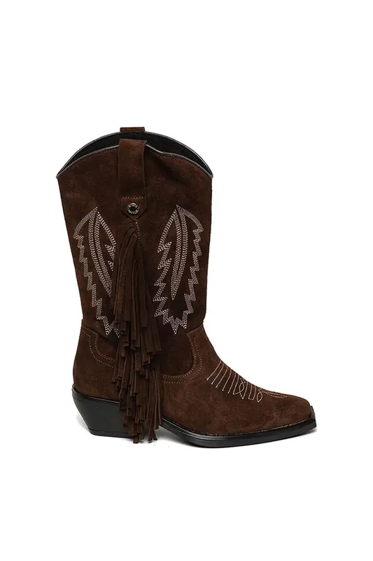 Wallace Boot Brown' Suede Boots - STEVE MADDEN
