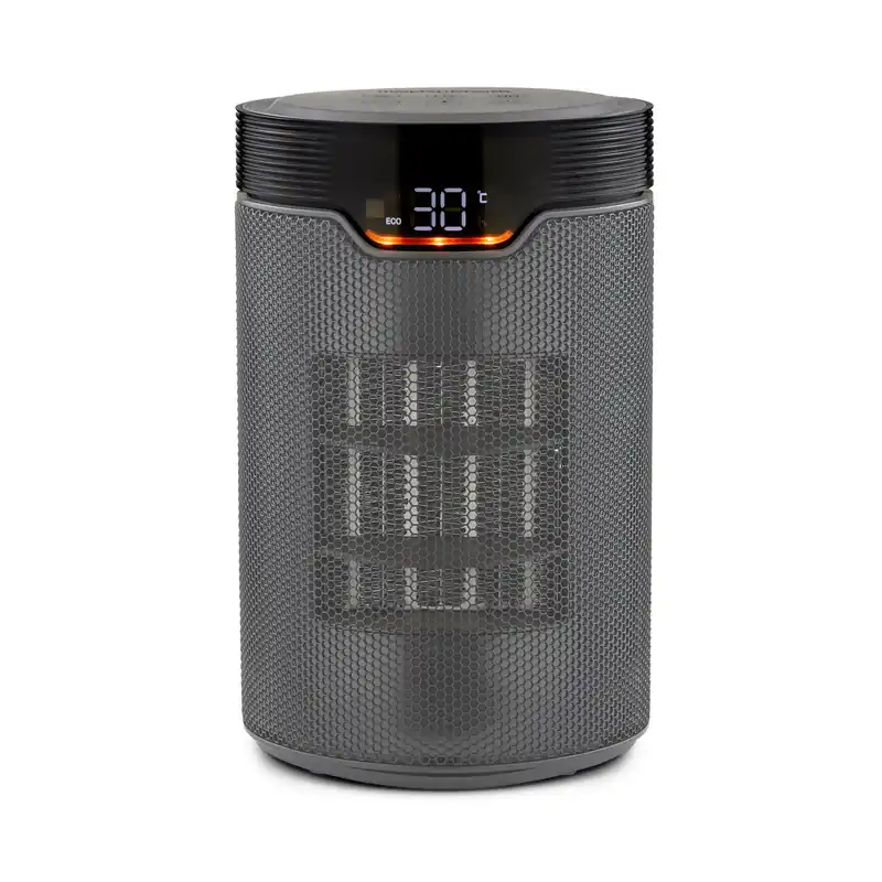 HeatFlux 1.5kw Bedside Ceramic Fan Heater with Remote Control Grey - Morphy Richards