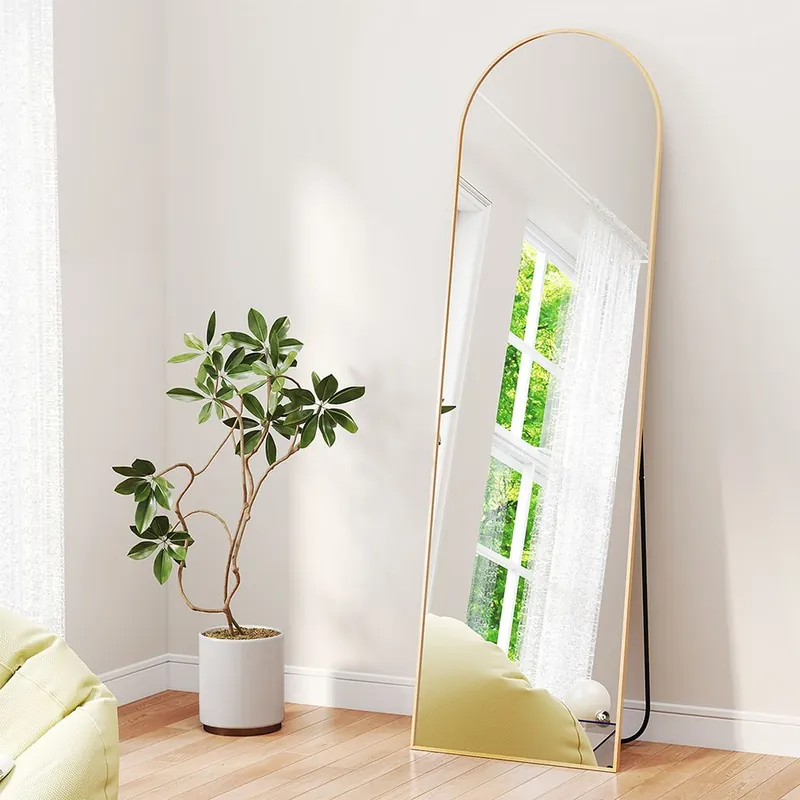 165X60CM Full Length Mirror Floor Standing Wall Mounted Mirror - Levede