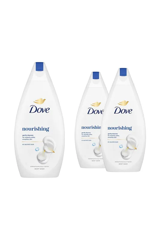 Hydrate 'Body Wash' for Softer & Smoother Skin, 3x 450ml - Dove