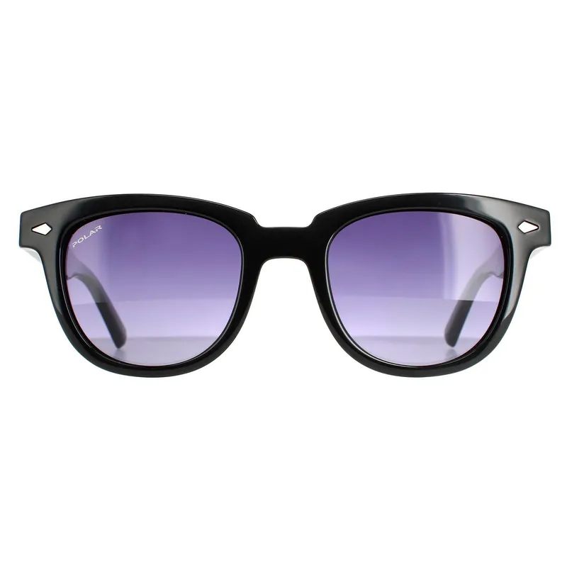 Oval Black Grey Purple Gradient Riley - Polar