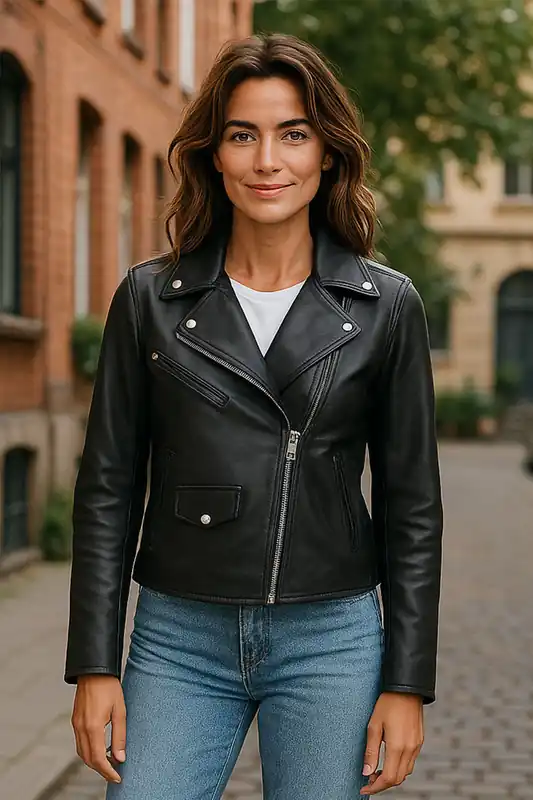 Vintage Classic Brando Biker Leather Jacket - Soweto