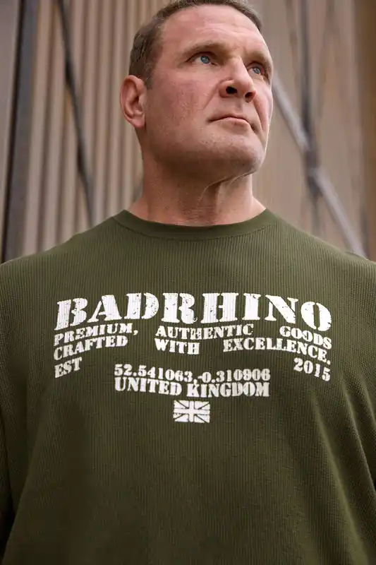 Military Waffle Texture T-Shirt