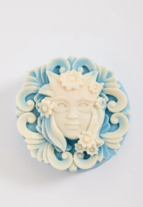 Blue and White Soap Handmade Soap - Liquorish