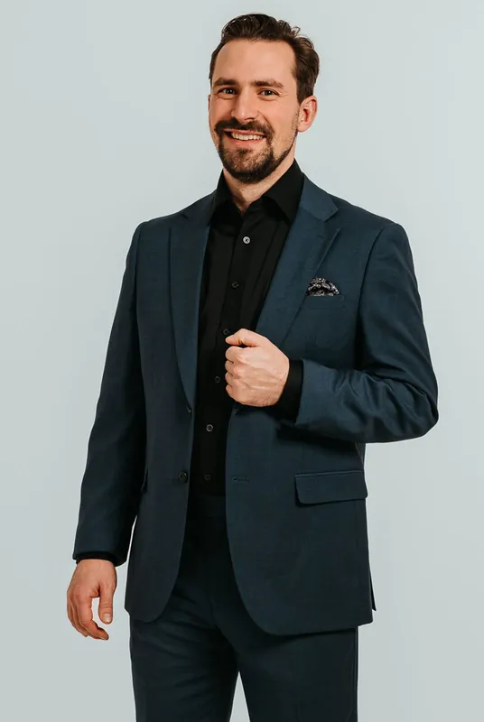 Teal Suit Jacket - Dobell
