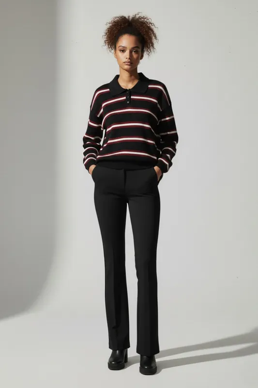 Knitted Rugby Jumper - Knitted - Regular - Jumper