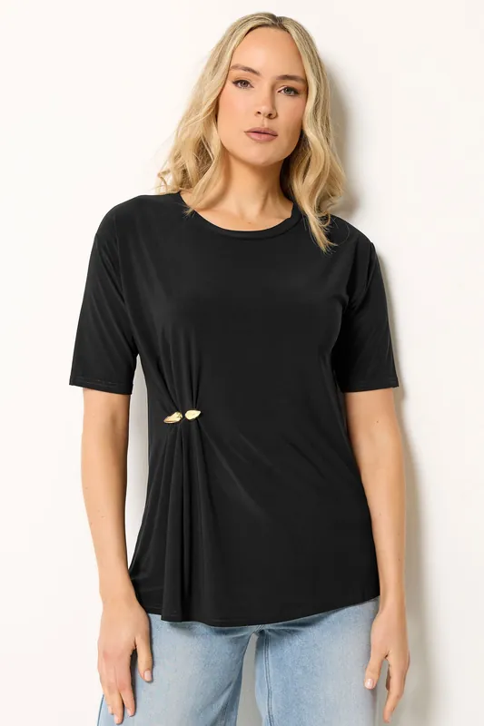 Tall Metal Detail Oversized T-Shirt