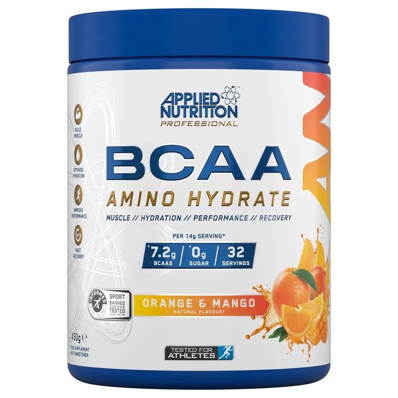 BCAA Amino Hydrate Powder - Orange & Mango - 32 Servings