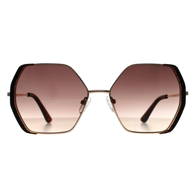 Square Gold Brown Brown Gradient GF0387 - Guess
