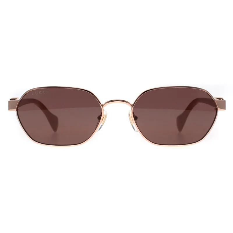 Square Shiny Rose Gold and Pink Violet GG1593S - Gucci