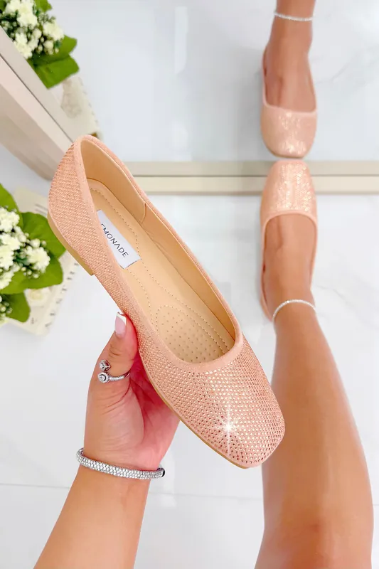 Crystal Twinkle Dolly Shoes - Love Lemonade