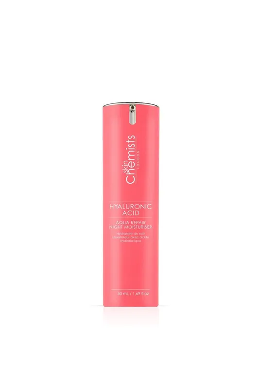 Hyaluronic Acid Aqua Repair Anti-Ageing Night Moisturiser 50ml for Plumping and Moisturising