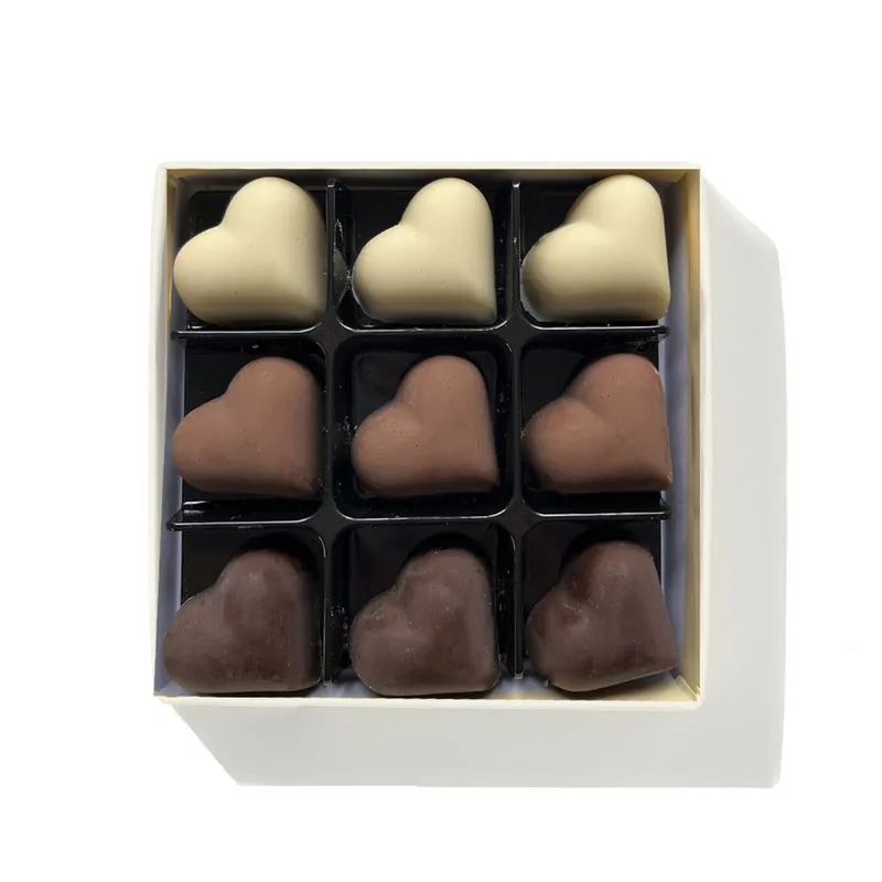 Assorted Chocolate Hearts - CHOC ON CHOC