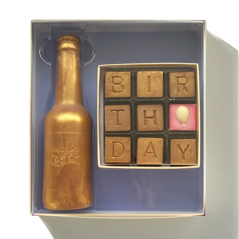Chocolate Birthday And Beer Gift Box - CHOC ON CHOC