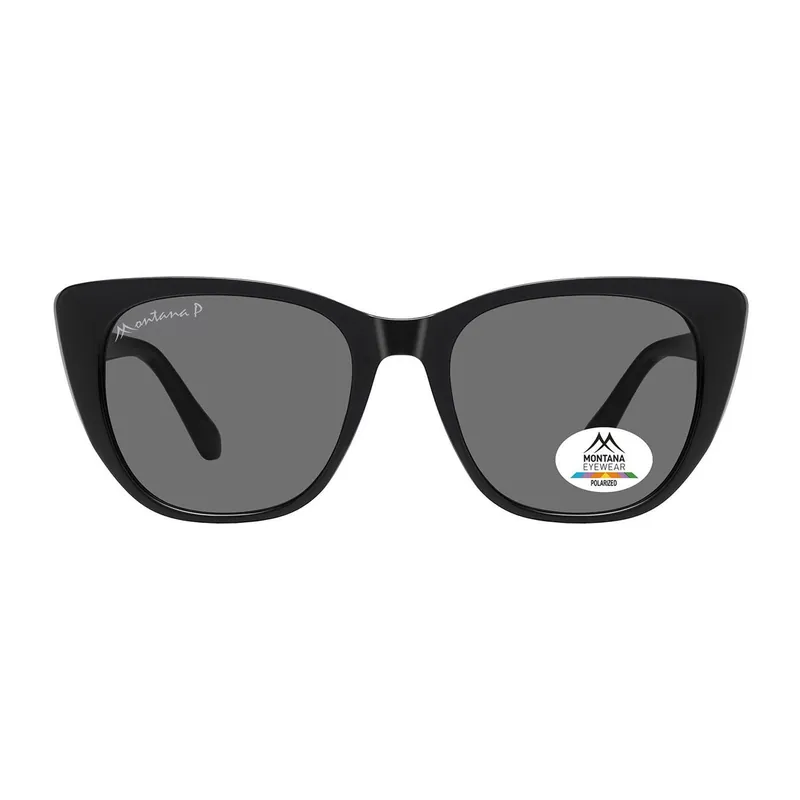 Cat Eye Black Grey Polarized MP173 - montana