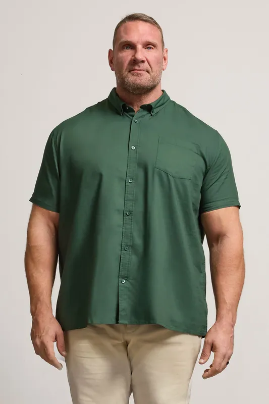 Short Sleeve Oxford Shirt - BadRhino