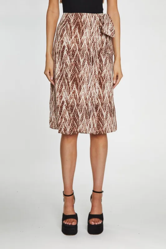 Wrap Midi Skirt - Shnoo