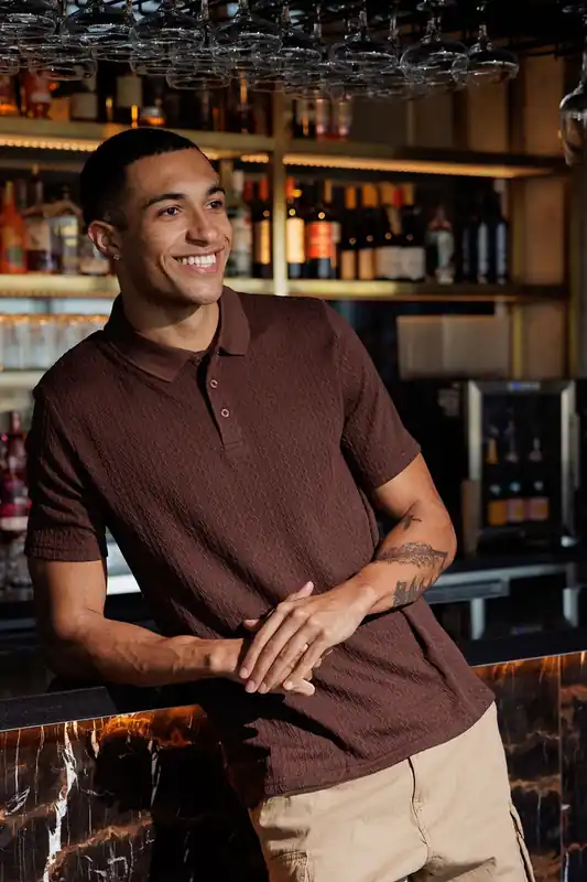Jacquard Polo Shirt - Brave Soul