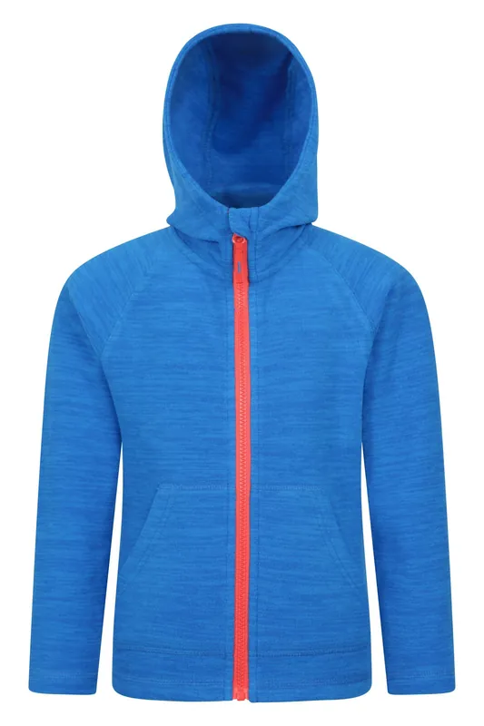 Snowdonia II' Long Sleeve Casual Full Zip Anti Pill Fleece Hoodie - Mountain Warehouse