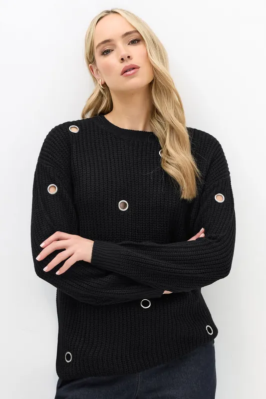 Tall Eyelet Jumper - Long Tall Sally
