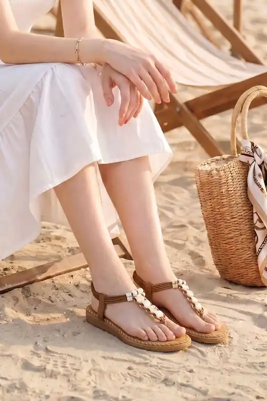 Casual Bohemian Flip-Flop Sandals
