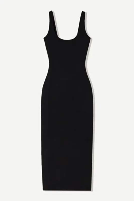Bodycon Basic Midi Dress - Hiccup