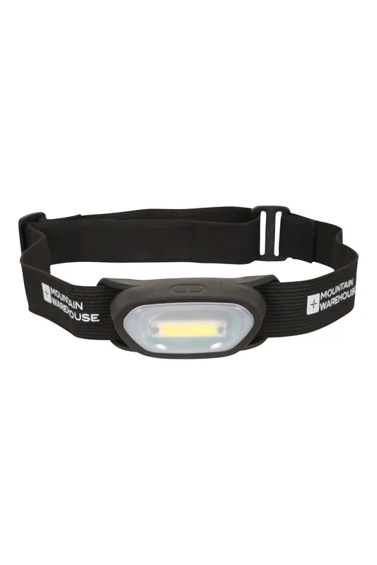 Cob Active Head Torch Lightweight Camping Hiking Flashlight - Mountain Warehouse