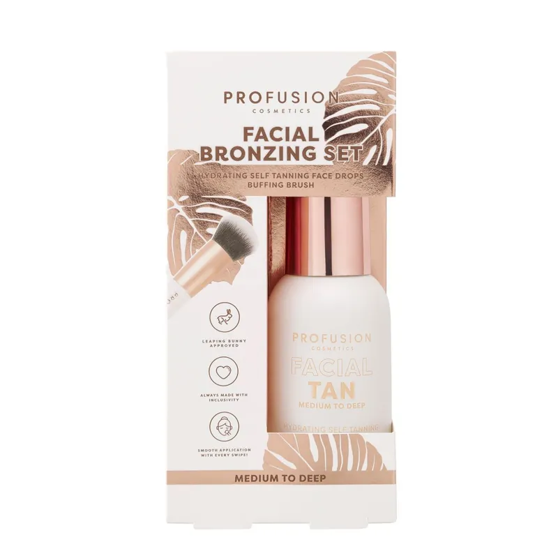 Facial Bronzing Set Medium / Deep - Profusion Cosmetics