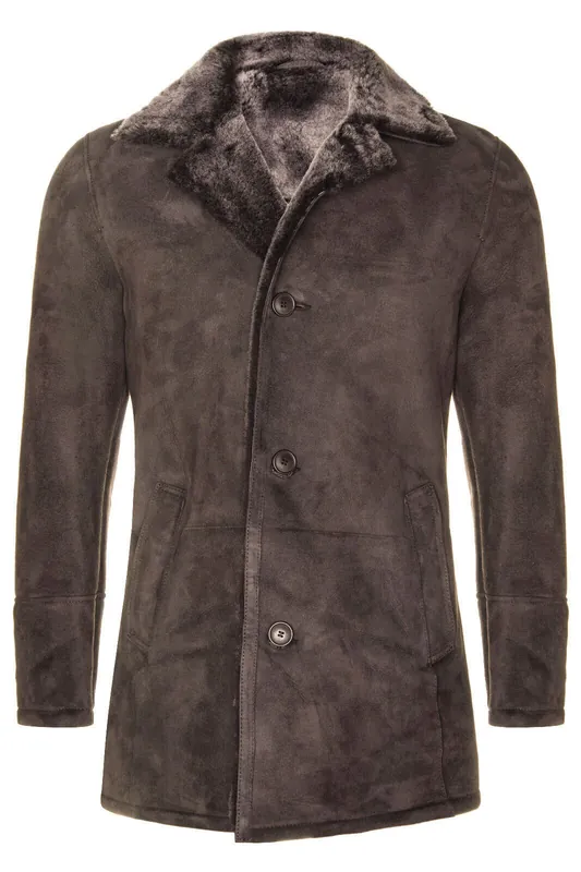 Sheepskin Classic Car Coat-Avondale