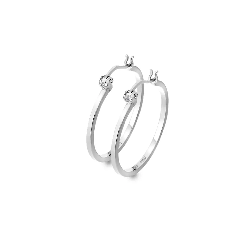 Hoop Earrings - Hot Diamonds
