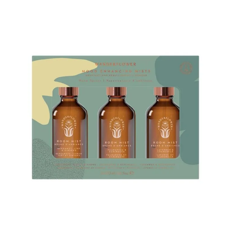 Mood Enhancing Room Mists 3 x 200ml - Wanderflower