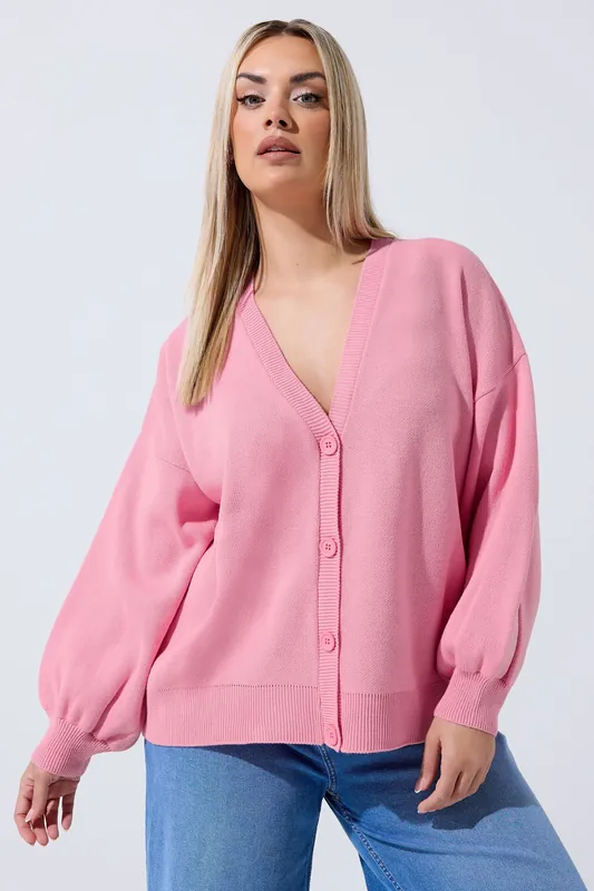 Balloon Sleeve Cardigan - Yours