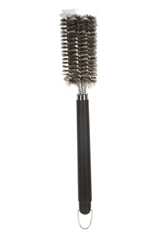 Lightweight Comfortable Grip Metal Handle Compact BBQ Cleaning Brush - Mountain Warehouse