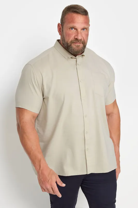 Short Sleeve Oxford Shirt - BadRhino
